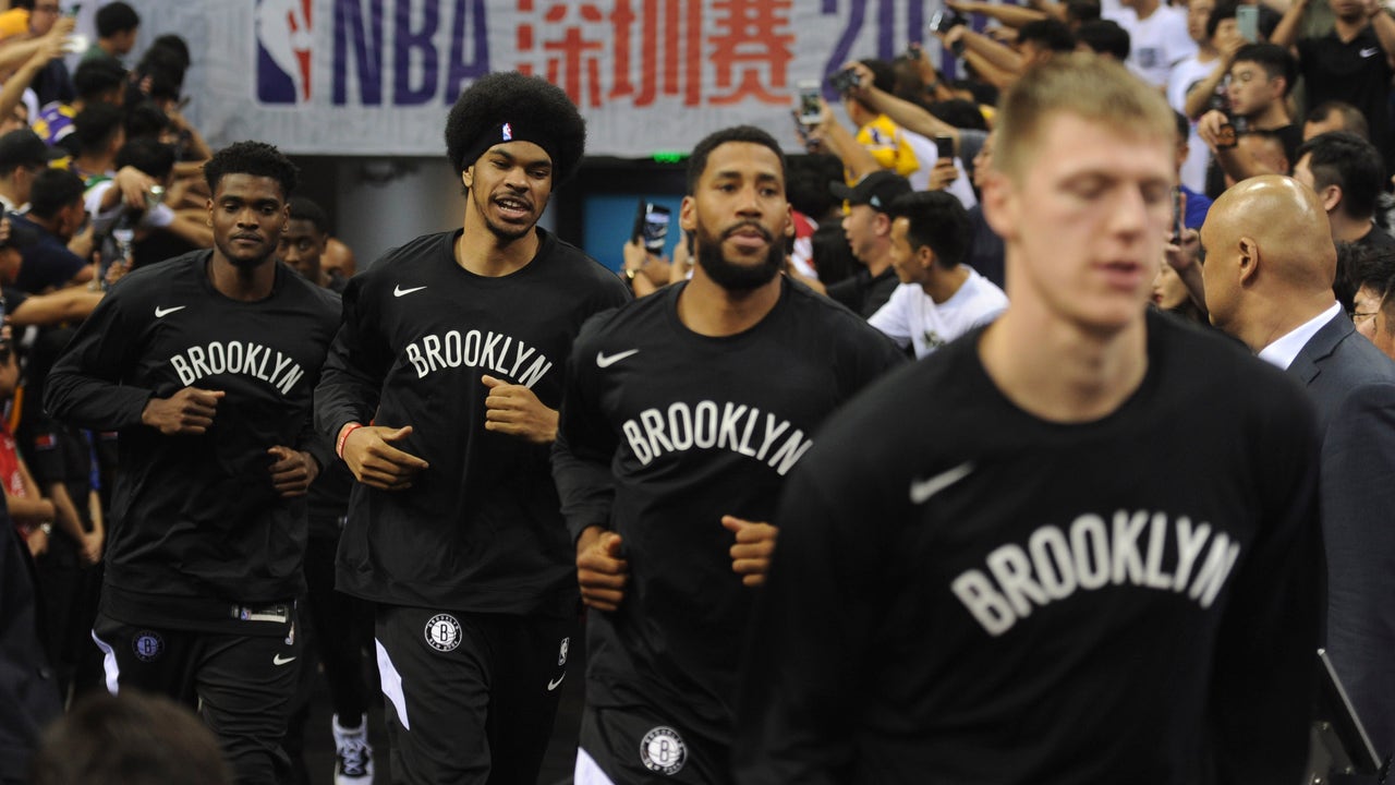 Back from China, Nets steer clear of controversy in remarks